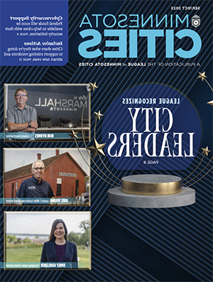 Cover of the September - October issue of Minnesota Cities Magazine